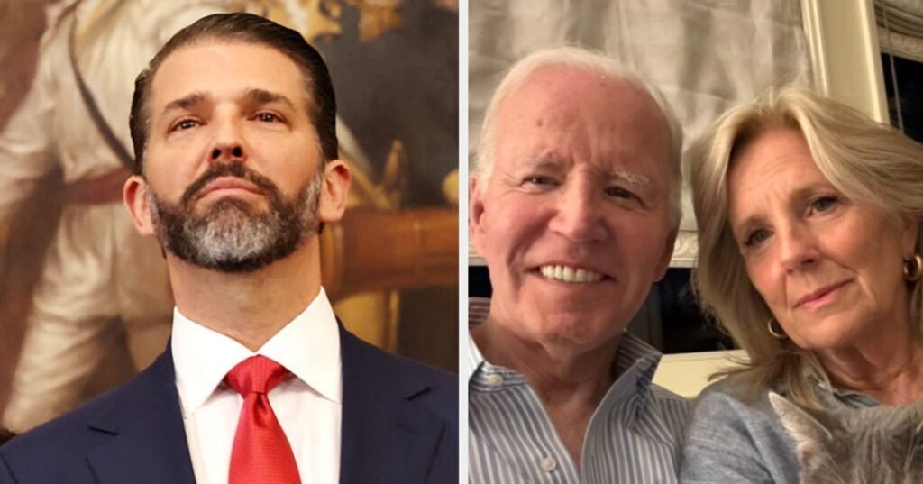 "You Can Take Your Foot Out Of Your Mouth, Now" — The Internet Is Looking At Don Jr. Sideways After He Tried To Backpedal His Comments About Dr. Jill Biden