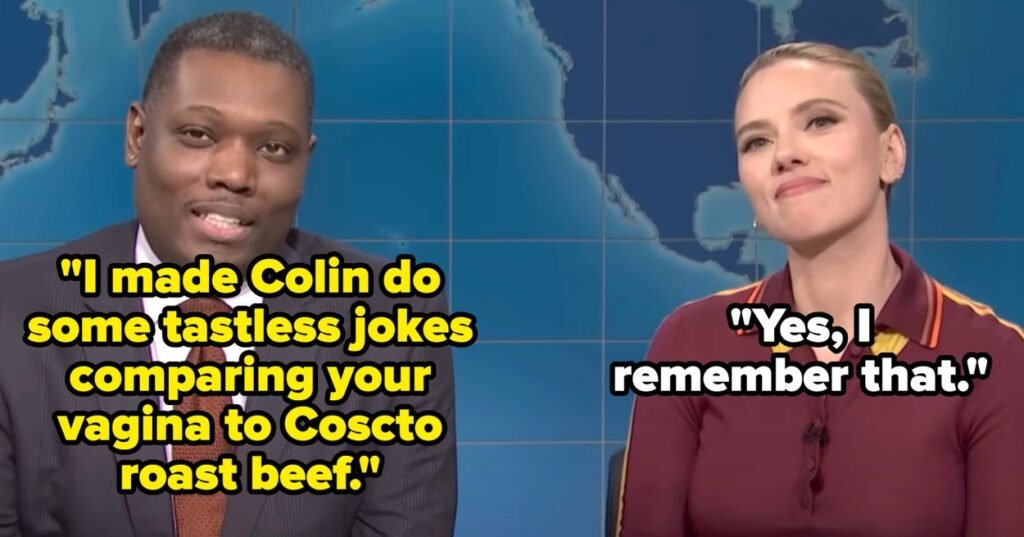 Michael Che Apologizes To Scarlett Johansson On SNL