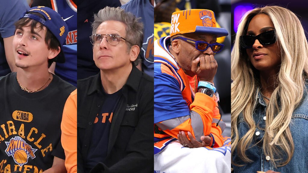 Celebs at Knicks vs. Pacers Finals: Timothée Chalamet, Ben Stiller