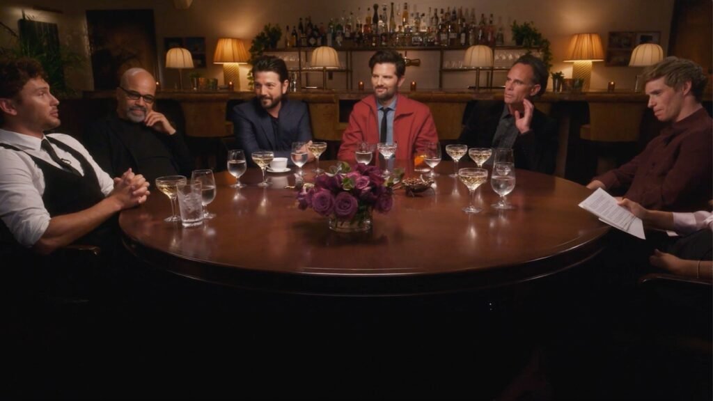 Walton Goggins, Adam Scott, Cooper Koch and the Drama Actor Roundtable