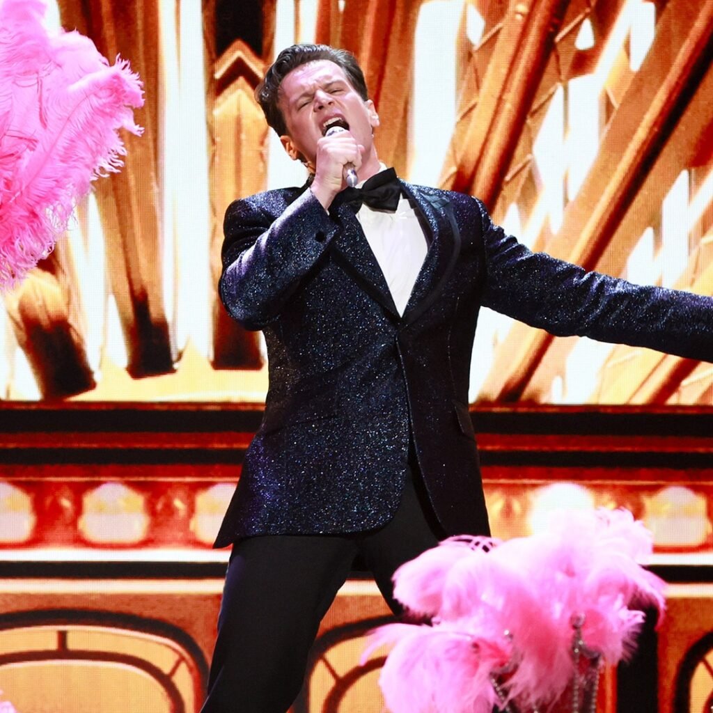 Jonathan Groff Straddles Keanu Reeves