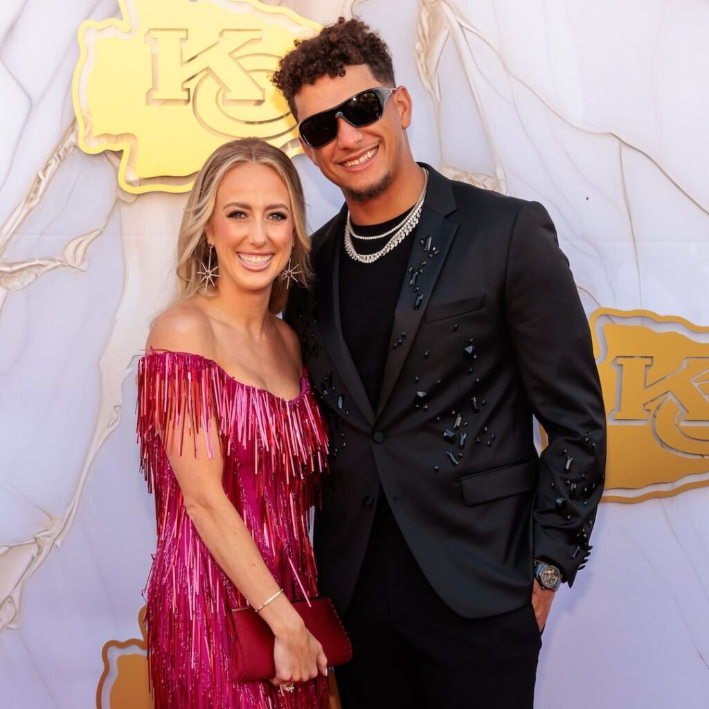 Patrick Mahomes, Brittany Mahomes Reveal Baby Golden’s Face in Photos