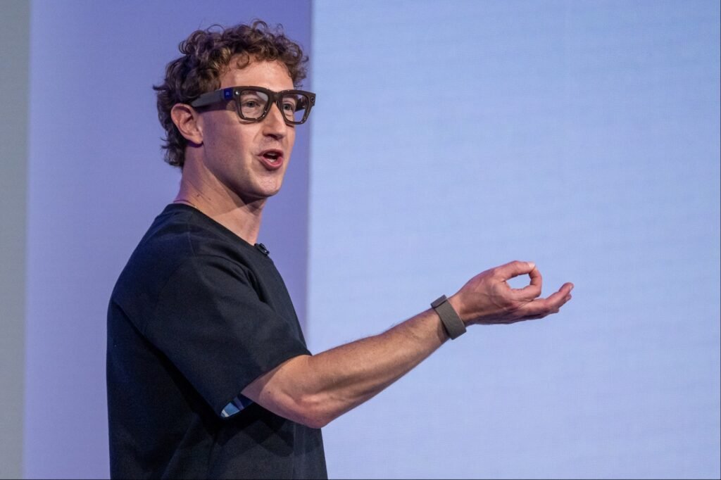 Meta CEO Mark Zuckerberg Reveals New Ray-Ban Display Glasses